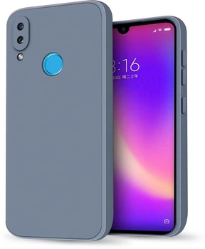 Силиконовый чехол HardCorner Xiaomi Redmi Note 7 (с микрофиброй) Gray Blue (35422-6D)