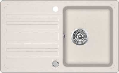 Zlew kuchenny AquaSanita SQ101 Silica (SQ101-110AW)