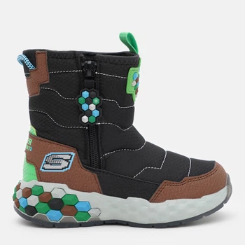 Дитячі зимові чоботи для хлопчика Skechers Mega-Craft 2.0 402216L BKBR 30 Чорні (196989689517)
