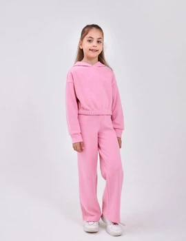 Костюм (толстовка + штани) для дівчинки SMIL 117470 Рожевий р.122