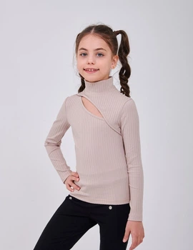Гольф для дівчинки SMIL 114047 Бежевий р.164