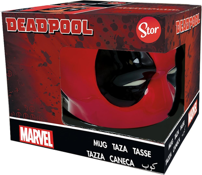 Kubek Stor Marvel Deadpool 3D 443 ml (8412497789382)
