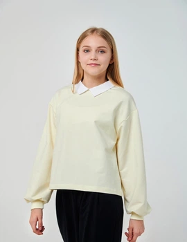 Свитшот для девочки SMIL 116591 Кремовый р.152