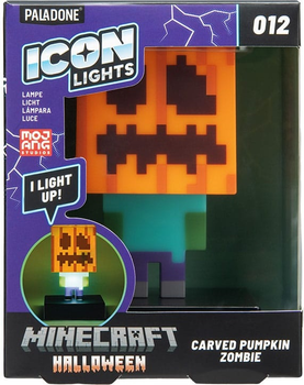 Нічник Paladone Icons Minecraft Zombie 11 см (5056577765663)