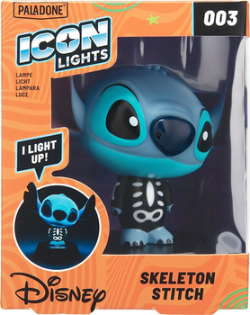 Lampka nocna Paladone Icons Disney Stitch w kostiumie szkieletu 11.8 cm (5056577765670)
