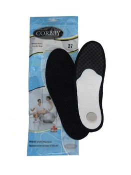 Ортопедические стельки Corbby Carbon Profil с супинатором и активированным углём, размер 40