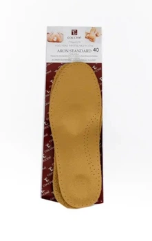 Ортопедические стельки Coccine Aron Standart кожаные, размер 41