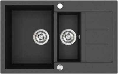 Zlew kuchenny AquaSanita Tesa SQT151-601AW