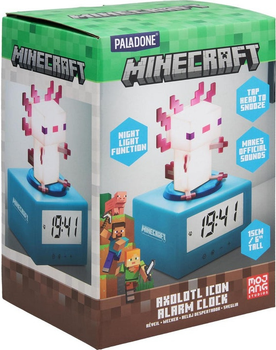 Будильник Paladone Icons Minecraft Axolotl 15 см (5056577762358)