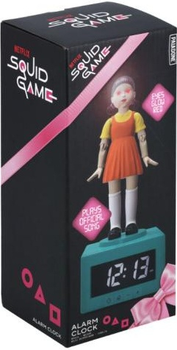Будильник Paladone Squid Game Young-Hee 19 см (5056577735765)