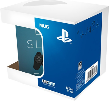 Чашка ABYstyle PlayStation Eat Sleep Repeat 320 мл (5028486342020)