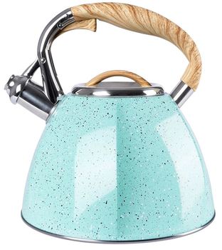 Czajnik Orion z gwizdkiem emaliowany Niebieski 3 l (8592381161804)