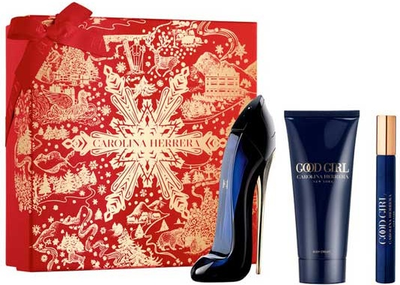 Набір для жінок Carolina Herrera Good Girl Парфумована вода 80 мл + Лосьйон для тіла 100 мл + Мініатюра Парфумована вода 10 мл (8411061122310)