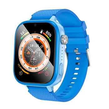 Дитячий смарт-годинник HOCO Y101 children smart watch 1.83" 4G video call hd camera GPS/WiFi ip65 Blue