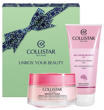 Набір косметики для догляду Collistar Idroattiva Гель-крем зволожуючий 50 мл + Скраб 100 мл (8015150009454)