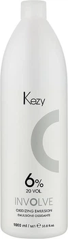 Окислительная эмульсия Kezy Involve Oxy 6% (20 Vol.) для окрашивания волос, 1000 мл