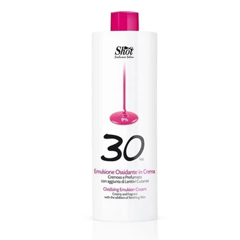 Мягкий проявитель Shot Scented Oxi Emulsion Cream 30 Vol. для окрашивания волос, 1000 мл