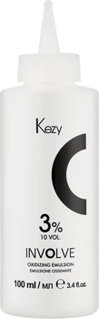 Окислительная эмульсия Kezy Involve Oxy 3% (10 Vol.) для окрашивания волос, 100 мл