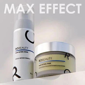 Набір для обличчя Сироватка Night Retinol 30 мл + Крем Night Retinol 50 мл ROBEAUTY