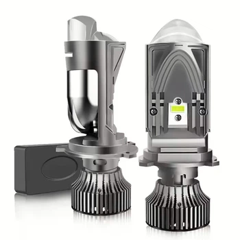 Лампа LED Міні Лінзи H4 D35мм 100/120w 10000/12000Lm 6500K 3570+5050 Chip Matrix 12V "M01K-T"