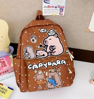 Дитячий Рюкзак з Капібара Capybara Hi коричневий 31х24х11 см