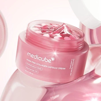 Капсульний крем з колагеном PDRN та ніацинамідом Medicube pdrn pink collagen capsule cream 55g