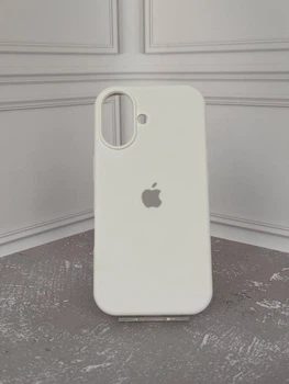 Чехол Premium Silicone Case Full для iPhone 17 White