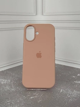 Чехол Premium Silicone Case Full для iPhone 17 Pink Sand