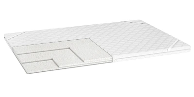Тонкий матрац-топер Purple Sleep Active мікрофібра односпальний 90x200 см