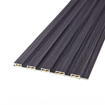 Декоративна рейка Sticker Wall SW-00001871 3000х150х9 мм дерево сіра