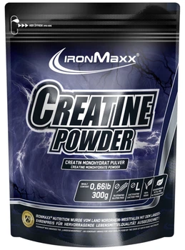 Креатин моногидрат IronMaxx Creatine Powder порошок 300 г Натуральный (4260426830124)