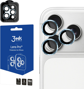 Szkło hartowane 3MK Lens Protection Pro do Apple iPhone 17 Pro/17 Pro Max Blue (5903108670043)