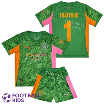 Форма воротарська TRAFFORD 1 Манчестер Сіті 2025-2026 Goalkeeper Green 125-135 см (set4457-131404-4)