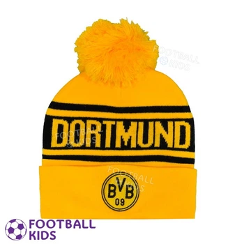 Шапка зимняя с помпоном Боруссия Дортмунд Yellow One Size (3913-126889-4)