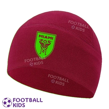 Шапка флисовая Интер Майами флисовая Burgundy/Neon Green One Size (36614-126553-4)