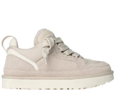 Жіночі уггі кросівки Зимові Замшеві Світло Сірі UGG Lowmel Sneaker Ceramic (40, сірий)