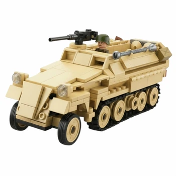 Конструктор SLUBAN “Военная техника”, M38-B0695, 460 деталей, с фигурками солдат