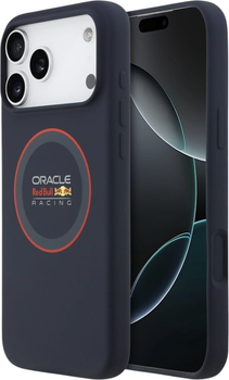 Панель Red Bull Silicone Red Ring MagSafe для Apple iPhone 17 Pro Max Navy Blue (3666339527334)