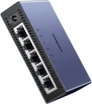 Сплиттер Ugreen CM633 5-Port Gigabit Ethernet Switch Aluminum Housing (15641EU)