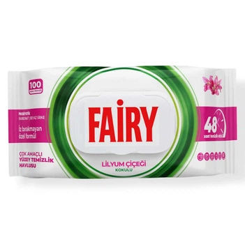 Вологі серветки для прибирання Fairy Lilyum Cicieg, 100 шт