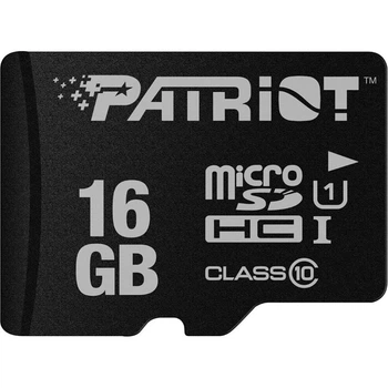 Карта пам'яті Patriot LX microSDHC 16GB UHS-I Class 10 (PSF16GMDC10) [113846]