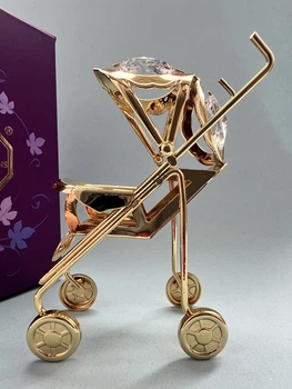Фігурка з камінням Swarovski Коляска 7,5 см 1602439