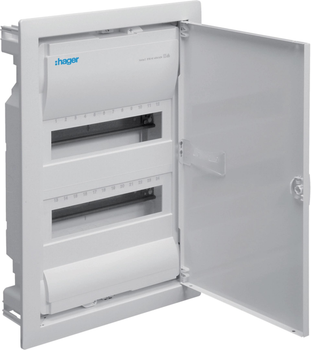 Rozdzielnica Hager Volta VU24NE 2 rzedy, 24 moduły, IP30 (3250616614390)