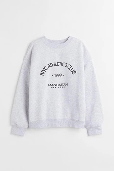 Жіночий світшот H&M 208575-4 XL(175/116) сірий (2085750006)