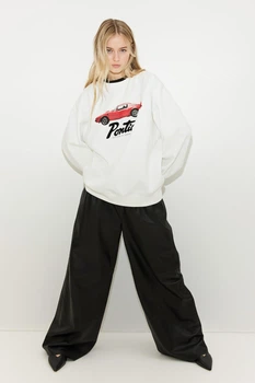 Жіночий світшот H&M 211895-4 XS(160/80) кремовий (2118950002)