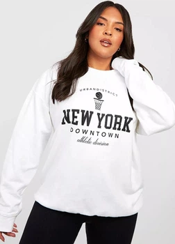 Жіночий світшот Boohoo 112356-4 48 білий (1123560068)