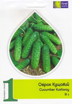 Семена огурца Кустовой 10 г, Vinel' Seeds