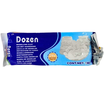 Паста для моделирования Dozen белая 1000гр W-1000/0668