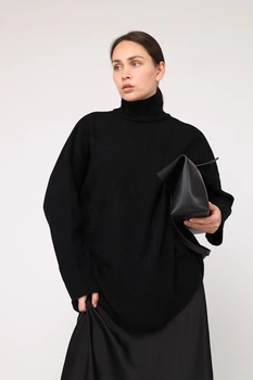Свитер женский L/XL цвет черный YUKI ЦБ-00285756