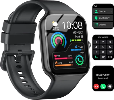 Смарт-часы Jugeman P99 — Bluetooth звонки, 113 режимов спорта, мониторинг здоровья
